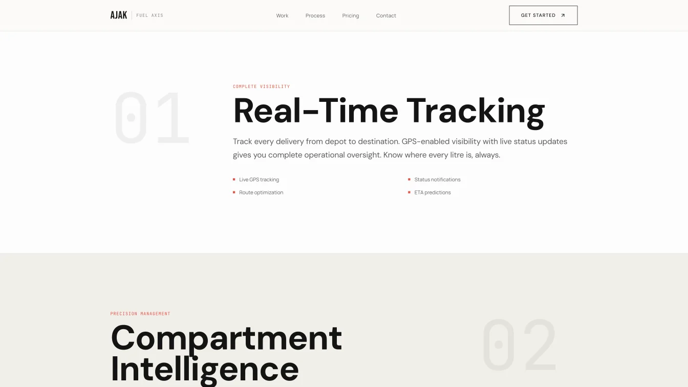AJAK Fuel Axis — real-time tracking and compartment intelligence