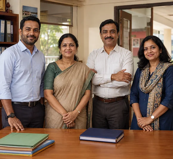 The Edizy team at their office